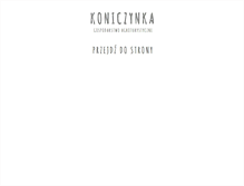 Tablet Screenshot of koniczynka.chodel.com